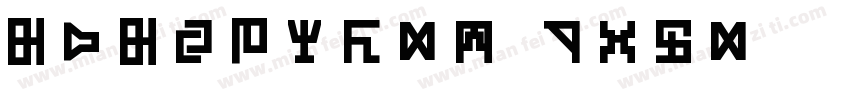 ZHZKCJSDT Bold字体转换